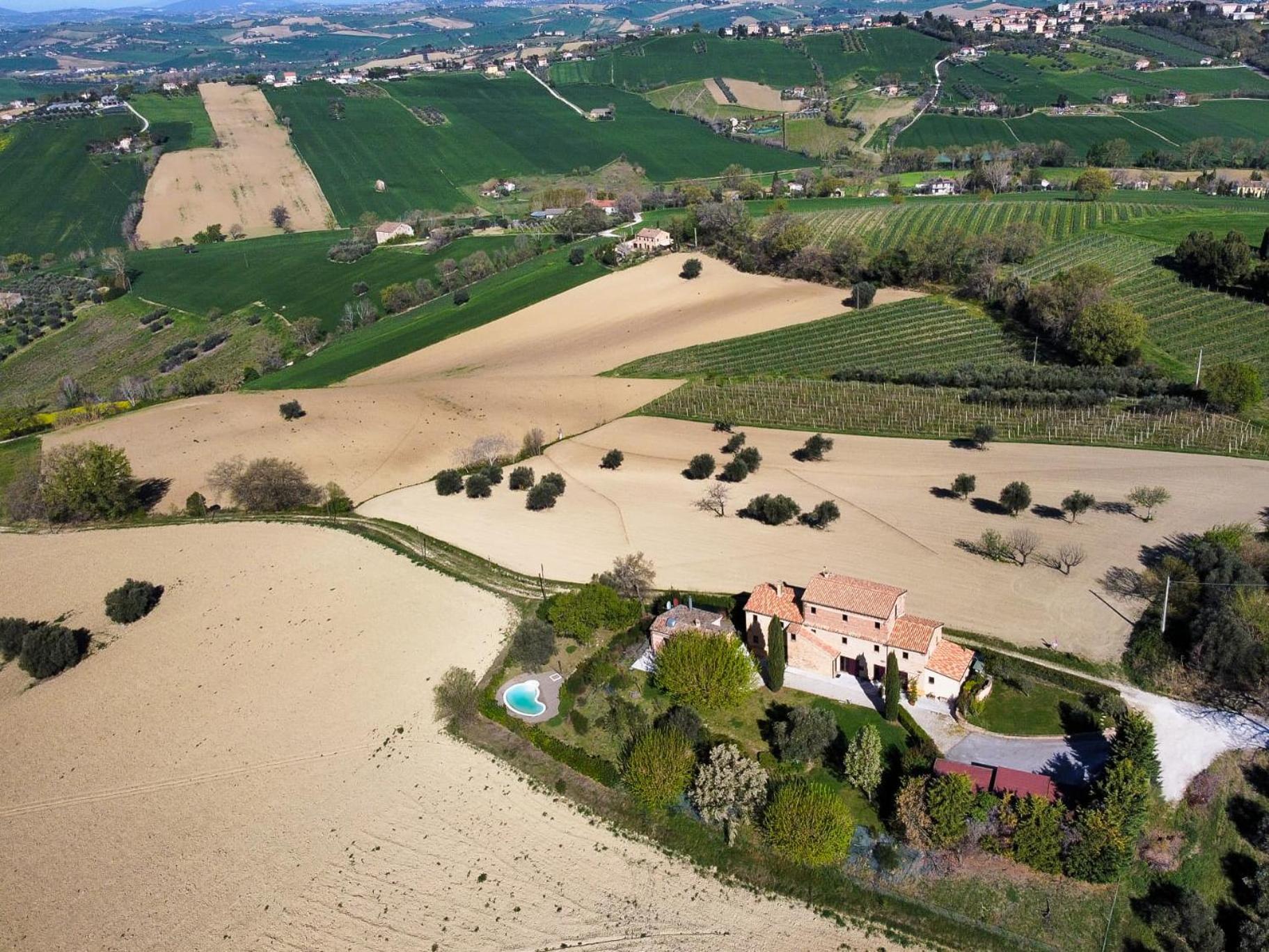 Casali Marchigiani - Ville Vacanza Private Con Piscina Ostra Extérieur photo