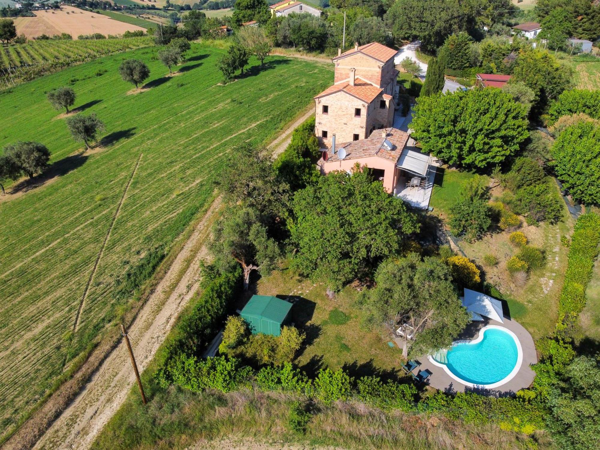 Casali Marchigiani - Ville Vacanza Private Con Piscina Ostra Extérieur photo