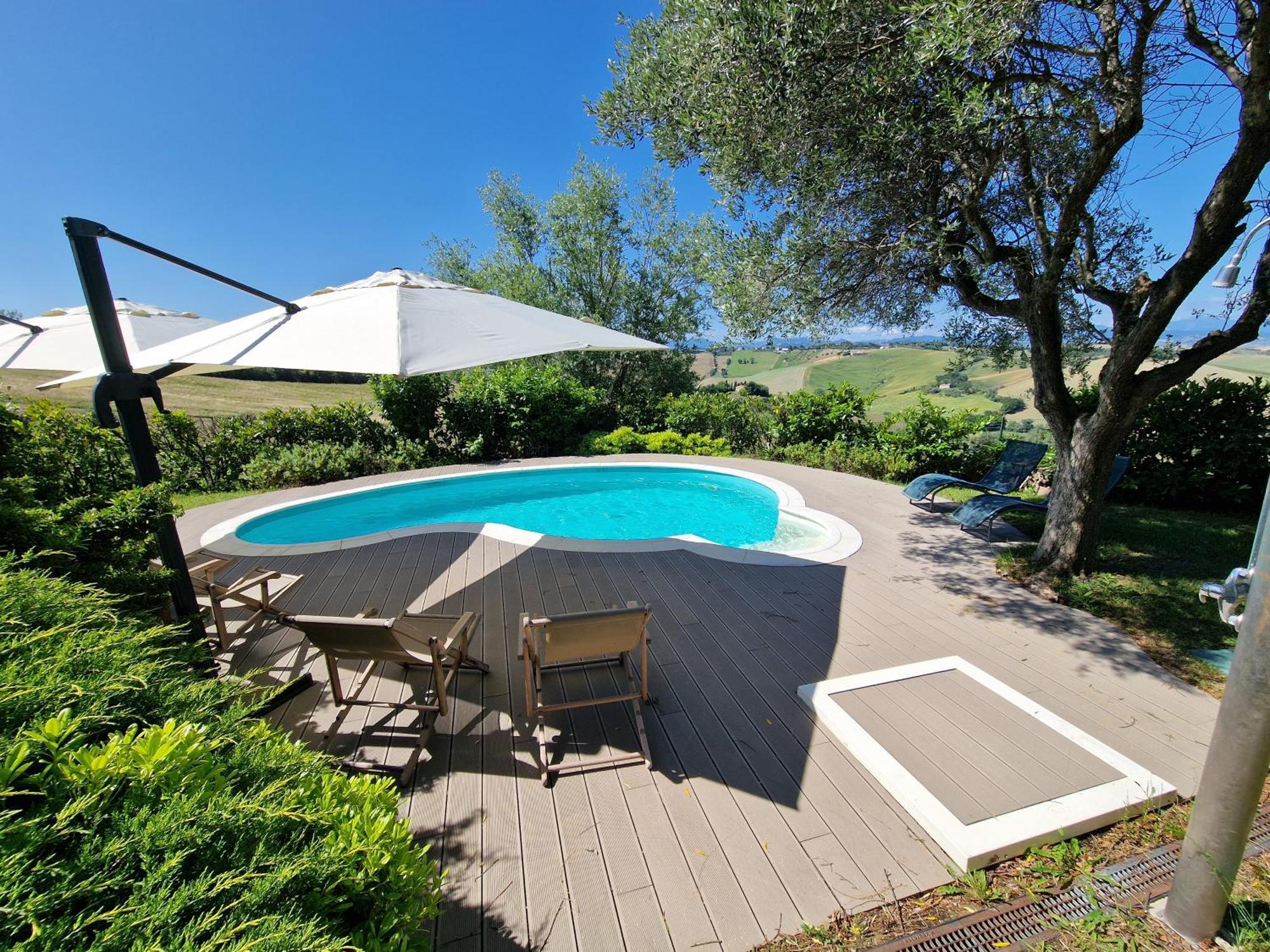 Casali Marchigiani - Ville Vacanza Private Con Piscina Ostra Extérieur photo